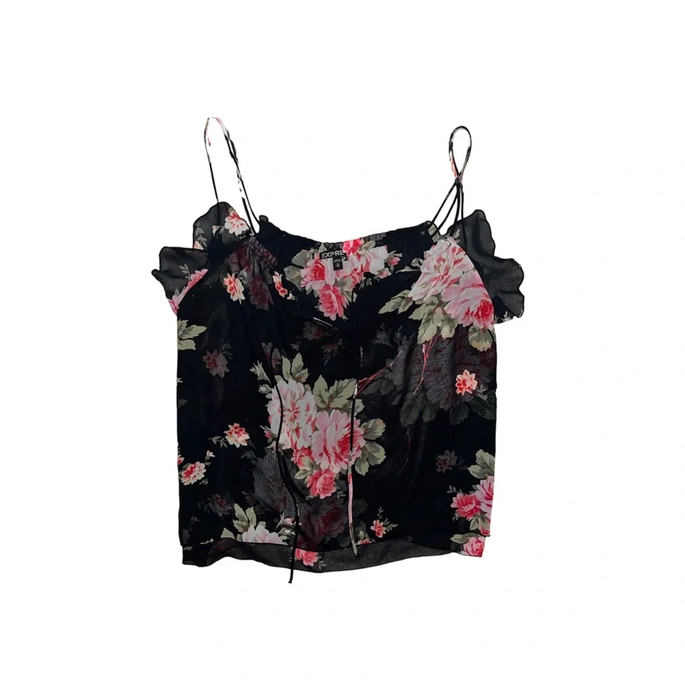 NWOT never worn Express summer dressy tank top. Size: M - Picture 1 of 2